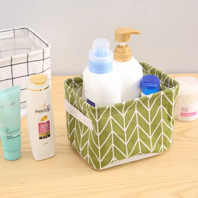 Cotton Foldable Desktop Storage Box, Waterproof Toys Laundry Storage Basket, Cosmetic Laundry Storage Organizer, Collapsible Basket For Cosmetics and Toys Storage Cotton Foldable Desktop Storage Box, Waterproof Toys Laundry Storage Basket, Cosmetic Laundry Storage Organizer, Collapsible Basket For Cosmetics and Toys Storage